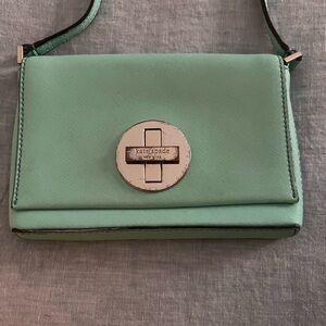Kate Spade Mint Green Flap Purse